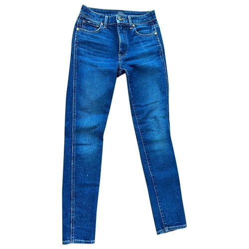 Pre-owned Khaite Slim Jeans In Blue