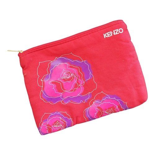 Pre-owned Kenzo Cloth Purse In Red