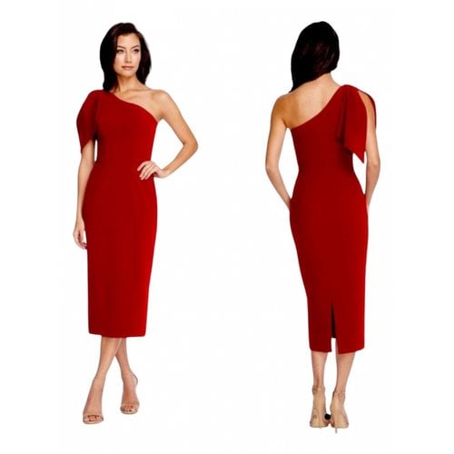Pre-owned Dress The Population Mid-length Dress In Red