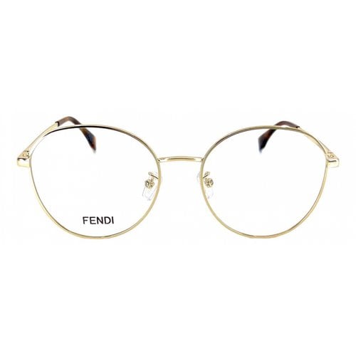 Pre-owned Fendi Sunglasses In Gold