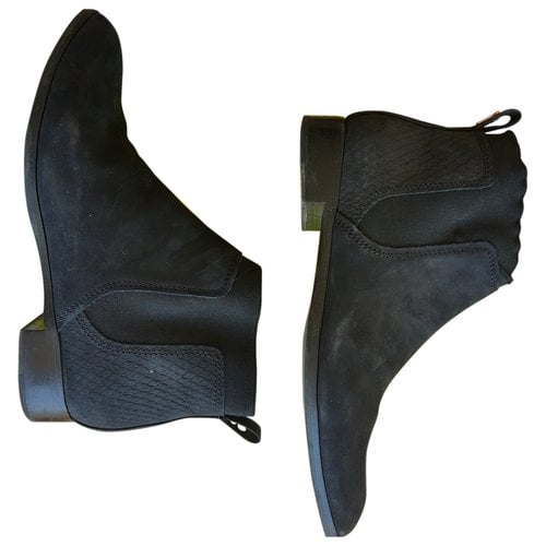 Pre-owned Ted Baker Ankle Boots In Black