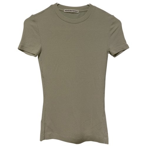 Pre-owned Alexander Wang T Shirt In Green