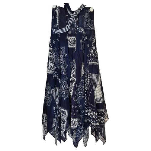 Pre-owned Mcq By Alexander Mcqueen Dress In Blue