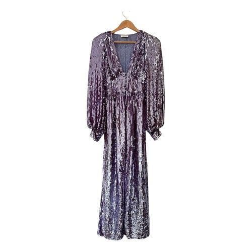Pre-owned Attico Mid-length Dress In Purple