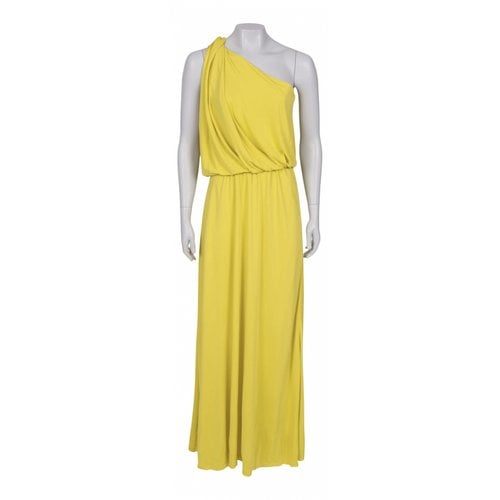 Pre-owned Lanvin Maxi Dress In Yellow