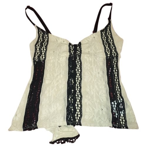 Pre-owned Just Cavalli Camisole In Beige