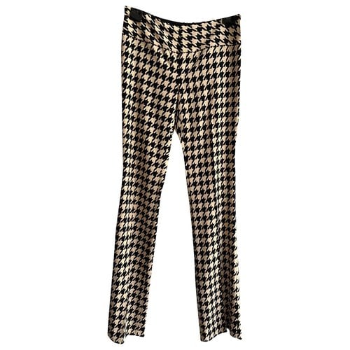 Pre-owned Alice And Olivia Trousers In Beige
