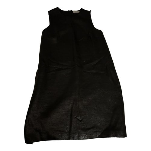Pre-owned Marella Wool Mini Dress In Black
