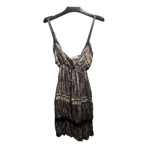Pre-owned Kaos Silk Camisole In Brown