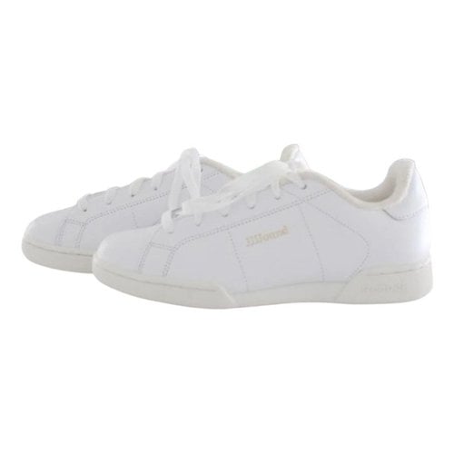 Pre-owned Jjjjound Leather Trainers In White