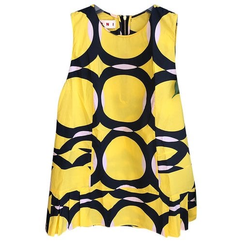Pre-owned Marni Camisole In Yellow