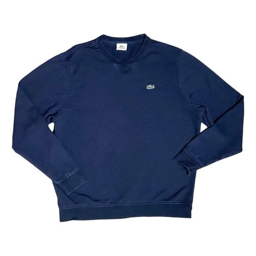 Pre-owned Lacoste Sweatshirt In Navy