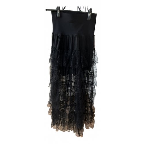 Pre-owned Pain De Sucre Maxi Skirt In Black