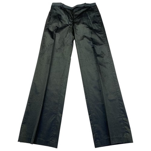 Pre-owned Ailanto Wool Large Pants In Green