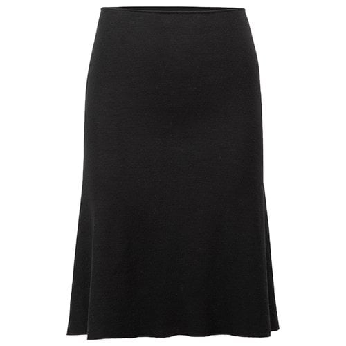Pre-owned Joseph Wool Skirt In Black