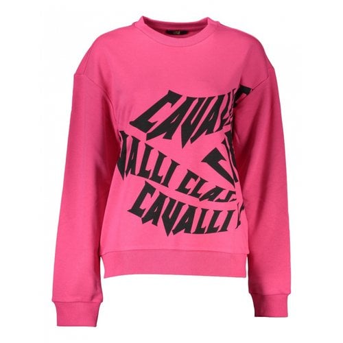 Pre-owned Class Cavalli Sweatshirt In Pink
