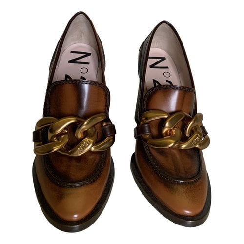 Pre-owned N°21 Leather Heels In Brown