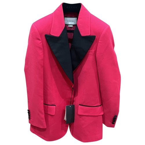 Pre-owned Gucci Blazer In Red