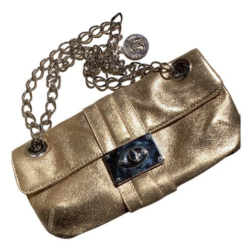 Pre-owned Lanvin Leather Handbag In Gold