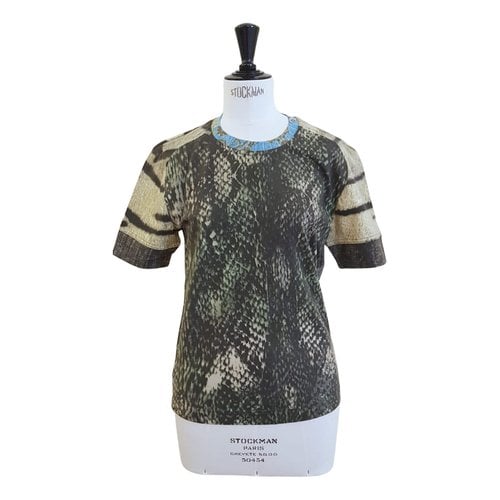Pre-owned Just Cavalli T-shirt In Khaki