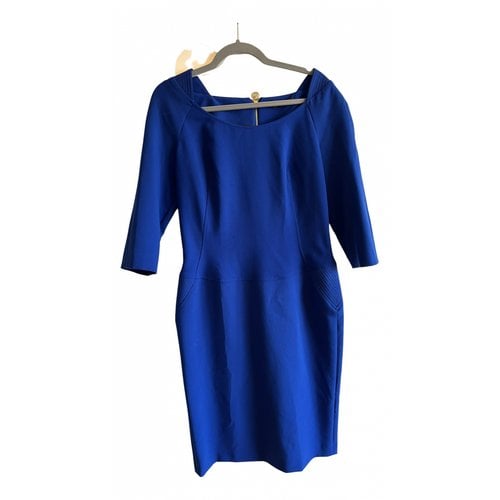 Pre-owned Trussardi Jeans Mid-length Dress In Blue