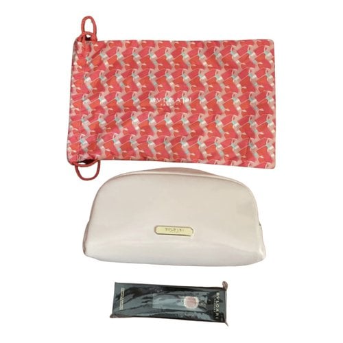Pre-owned Bvlgari Clutch Bag In Pink