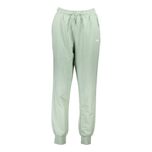 Pre-owned Fila Trousers In Green