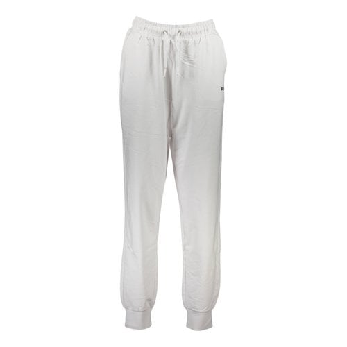 Pre-owned Fila Trousers In White