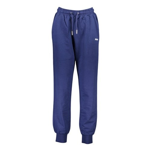 Pre-owned Fila Trousers In Blue