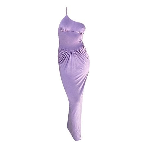 Pre-owned Natalie Rolt Mid-length Dress In Purple