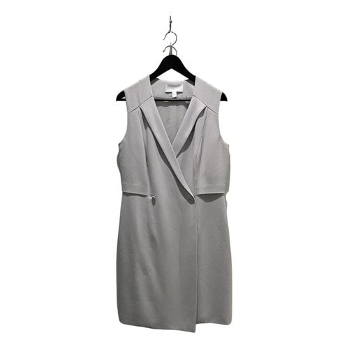 Pre-owned Hugo Boss Mid-length Dress In Grey
