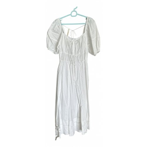 Pre-owned Ulla Johnson Maxi Dress In White