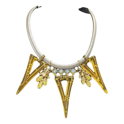 Pre-owned Lulu Frost Necklace In Yellow