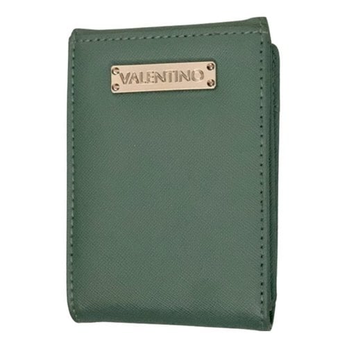 Pre-owned Valentino By Mario Valentino Wallet In Green