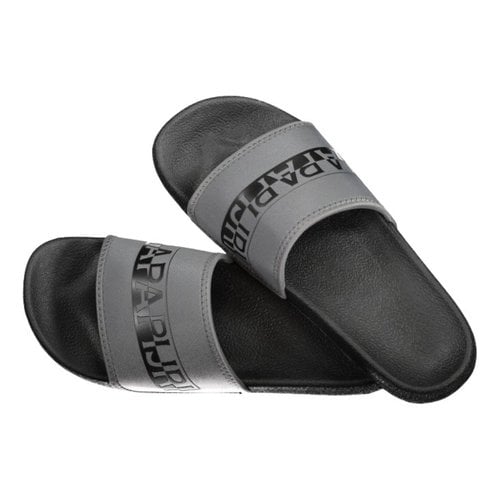 Pre-owned Napapijri Sandals In Black