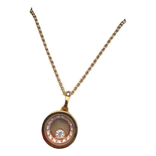 Pre-owned Chopard Issimo Pink Gold Pendant