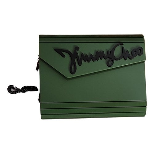 Pre-owned Jimmy Choo Candy Handbag In Green