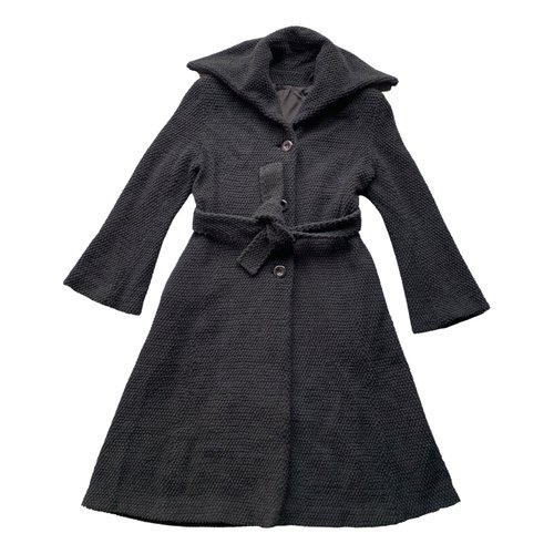 Pre-owned Yohji Yamamoto Coat In Black