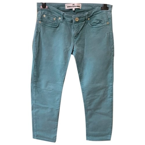 Pre-owned Elisabetta Franchi Jeans In Green