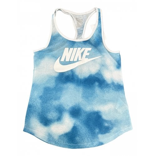 Pre-owned Nike Vest In Blue