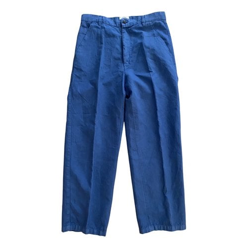 Pre-owned Tod's Trousers In Blue