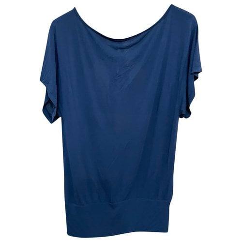 Pre-owned Elisabetta Franchi T-shirt In Navy