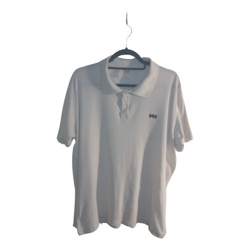 Pre-owned Helly Hansen Polo Shirt In White