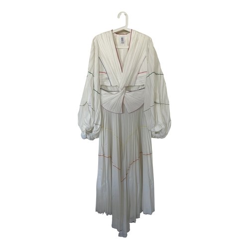 Pre-owned Rosie Assoulin Maxi Dress In White