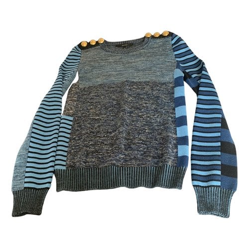 Pre-owned Gucci Wool Jumper In Blue