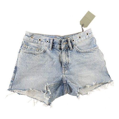 Pre-owned Allsaints Shorts In Blue