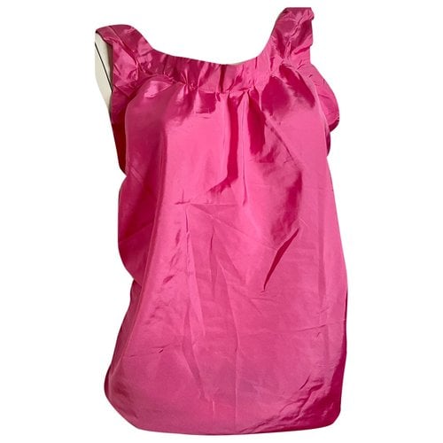 Pre-owned Marni Silk Camisole In Pink