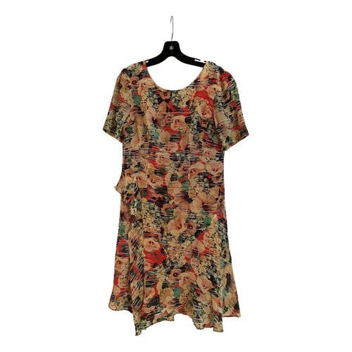 Pre-owned Nanette Lepore Silk Mid-length Dress In Multicolour