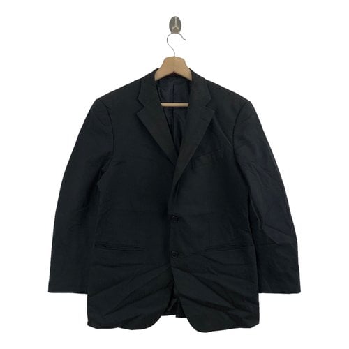Pre-owned Kansai Yamamoto Wool Vest In Black