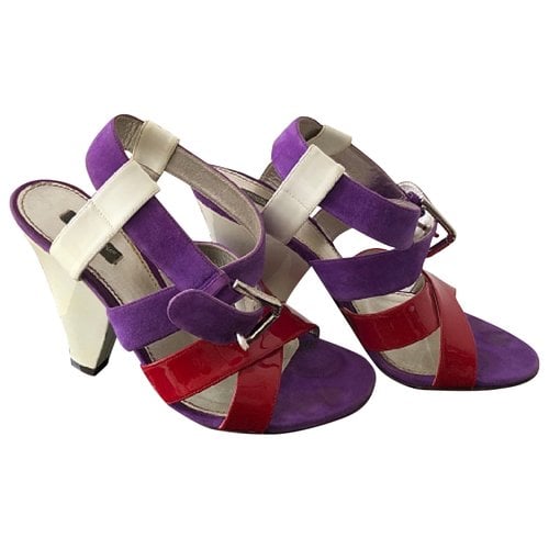 Pre-owned Dolce & Gabbana Sandal In Purple
